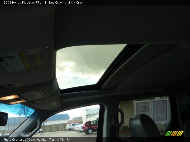 Nimbus Gray Metallic / Gray 2008 Honda Ridgeline RTL