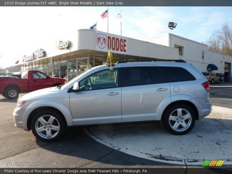 Bright Silver Metallic / Dark Slate Gray 2010 Dodge Journey SXT AWD
