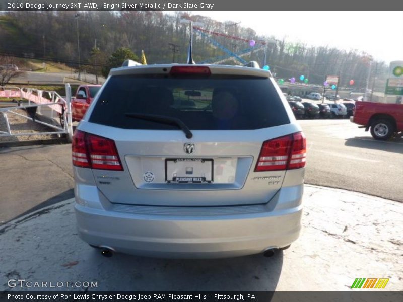 Bright Silver Metallic / Dark Slate Gray 2010 Dodge Journey SXT AWD