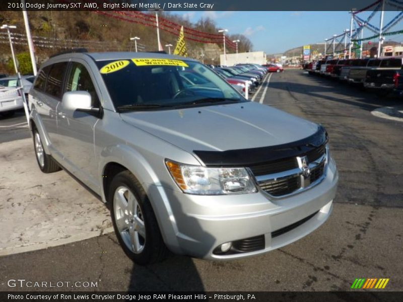 Bright Silver Metallic / Dark Slate Gray 2010 Dodge Journey SXT AWD
