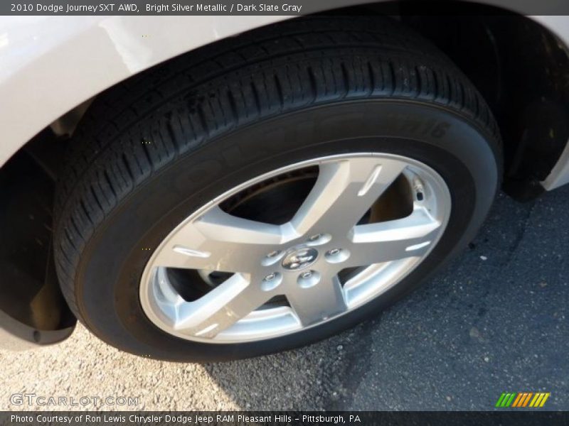 Bright Silver Metallic / Dark Slate Gray 2010 Dodge Journey SXT AWD