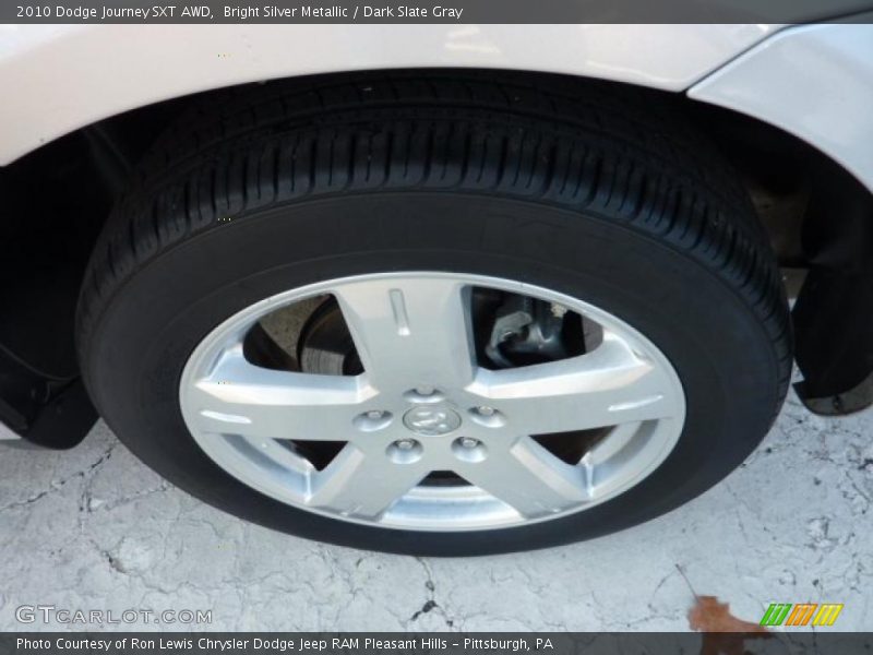 Bright Silver Metallic / Dark Slate Gray 2010 Dodge Journey SXT AWD