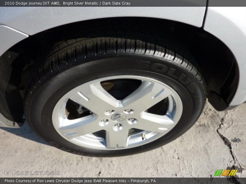 Bright Silver Metallic / Dark Slate Gray 2010 Dodge Journey SXT AWD