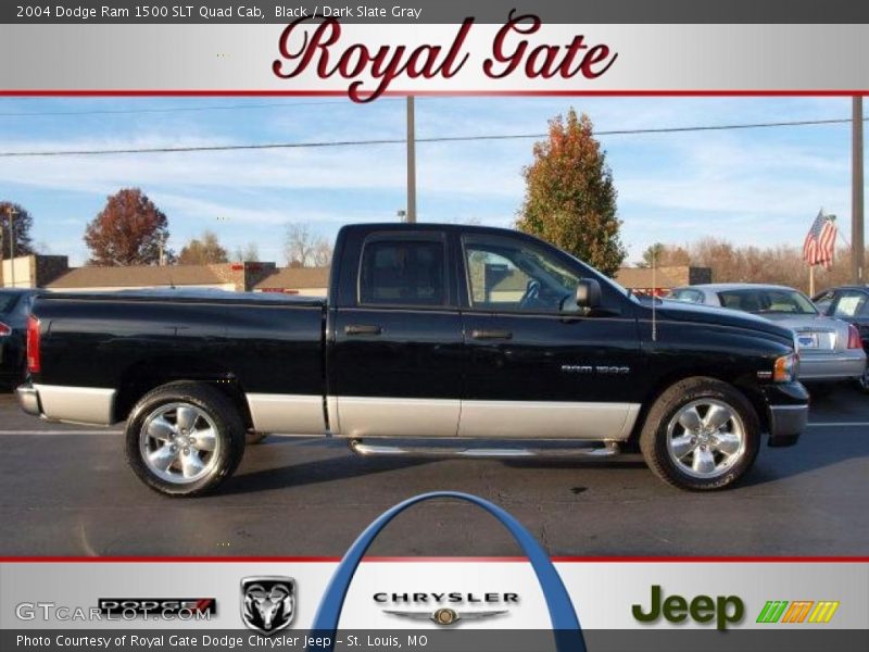 Black / Dark Slate Gray 2004 Dodge Ram 1500 SLT Quad Cab