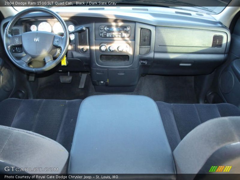 Black / Dark Slate Gray 2004 Dodge Ram 1500 SLT Quad Cab