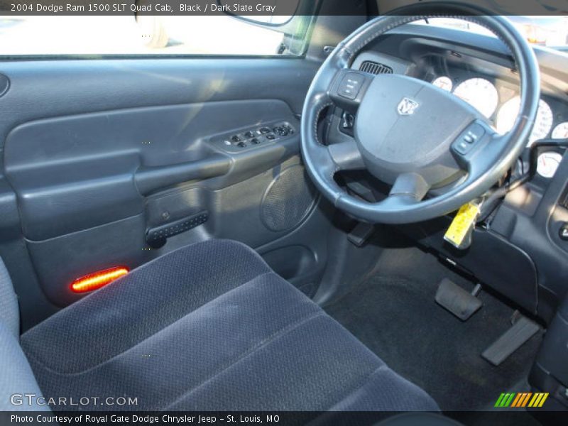 Black / Dark Slate Gray 2004 Dodge Ram 1500 SLT Quad Cab
