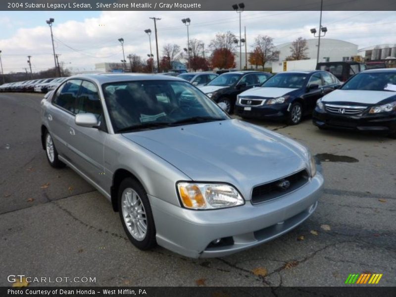Silver Stone Metallic / Gray Moquette 2004 Subaru Legacy L Sedan
