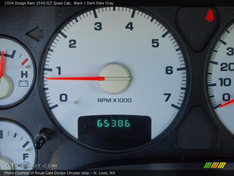 Black / Dark Slate Gray 2004 Dodge Ram 1500 SLT Quad Cab