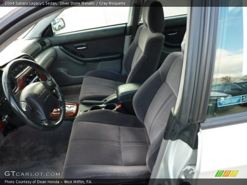  2004 Legacy L Sedan Gray Moquette Interior