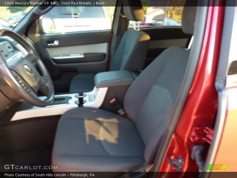 Vivid Red Metallic / Black 2009 Mercury Mariner V6 4WD