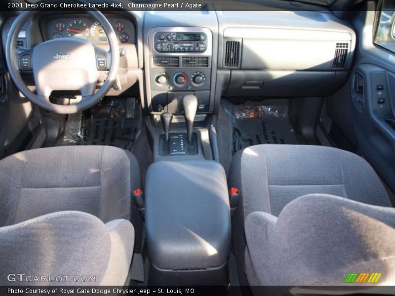 Champagne Pearl / Agate 2001 Jeep Grand Cherokee Laredo 4x4