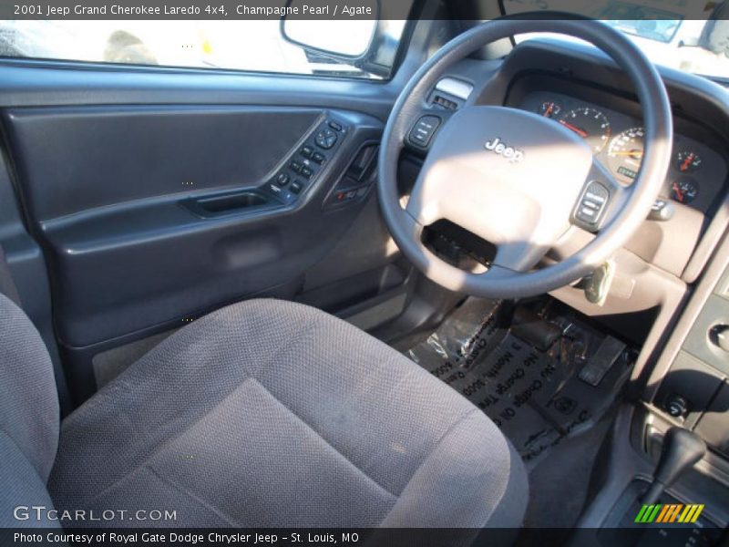 Champagne Pearl / Agate 2001 Jeep Grand Cherokee Laredo 4x4