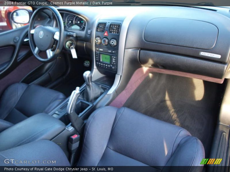  2004 GTO Coupe Dark Purple Interior
