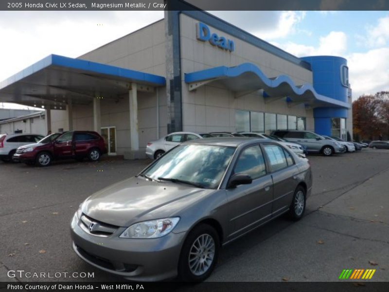 Magnesium Metallic / Gray 2005 Honda Civic LX Sedan