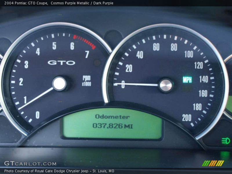  2004 GTO Coupe Coupe Gauges