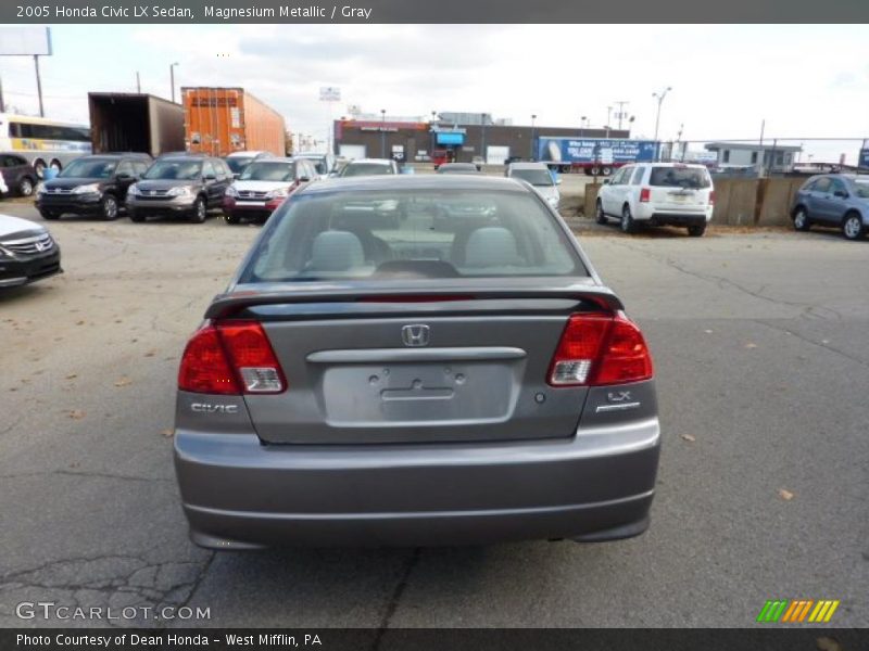 Magnesium Metallic / Gray 2005 Honda Civic LX Sedan