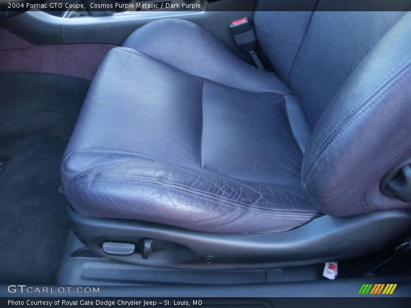  2004 GTO Coupe Dark Purple Interior