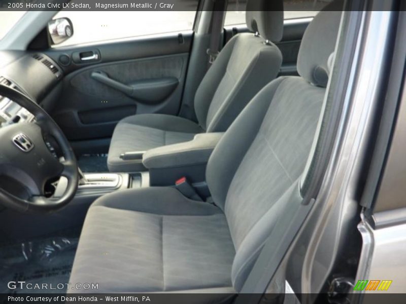 Magnesium Metallic / Gray 2005 Honda Civic LX Sedan