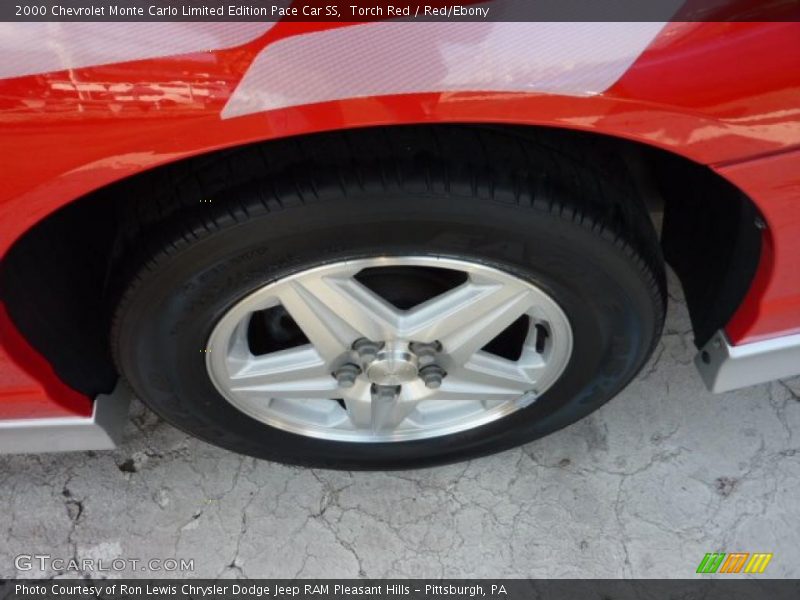 Torch Red / Red/Ebony 2000 Chevrolet Monte Carlo Limited Edition Pace Car SS