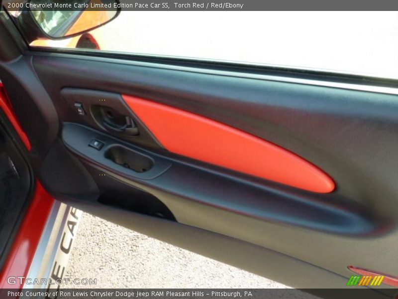 Torch Red / Red/Ebony 2000 Chevrolet Monte Carlo Limited Edition Pace Car SS