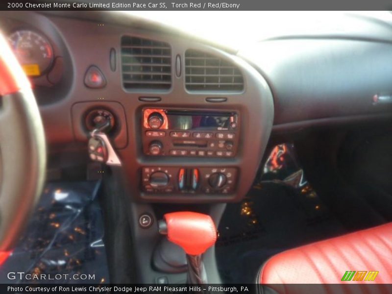 Torch Red / Red/Ebony 2000 Chevrolet Monte Carlo Limited Edition Pace Car SS