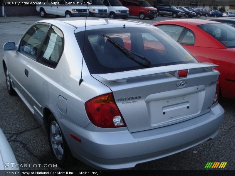 Silver Mist / Gray 2004 Hyundai Accent GT Coupe