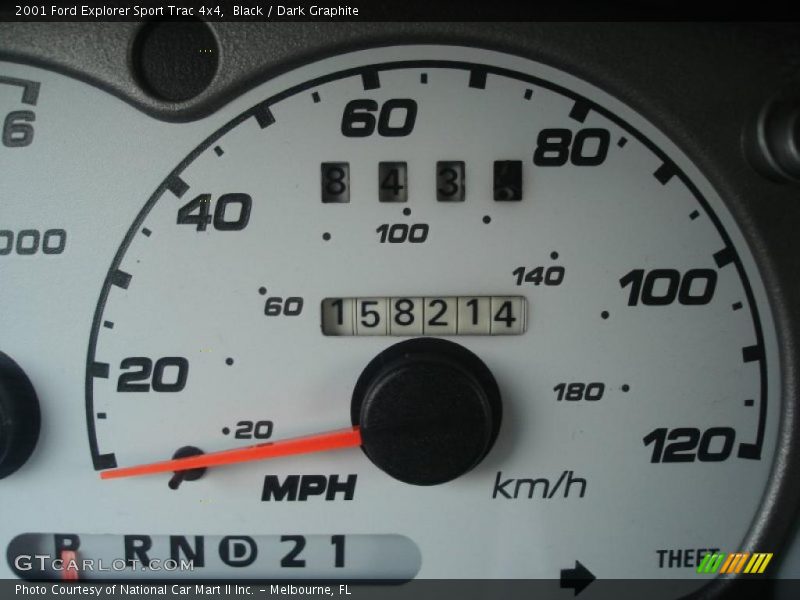 Black / Dark Graphite 2001 Ford Explorer Sport Trac 4x4
