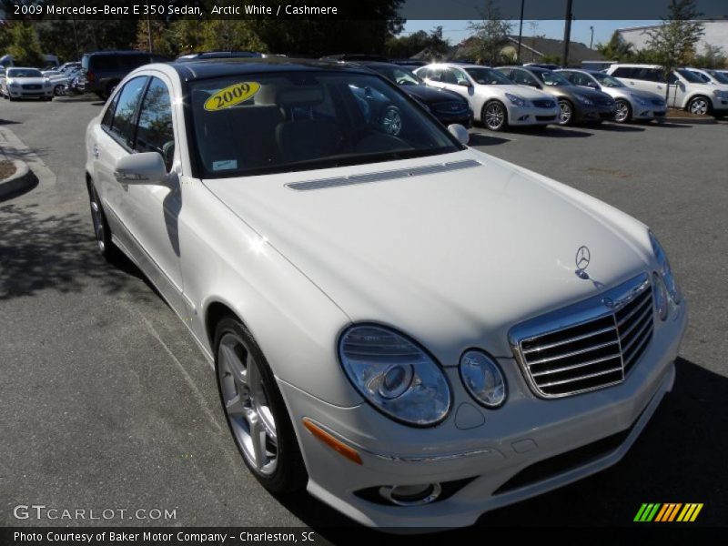 Arctic White / Cashmere 2009 Mercedes-Benz E 350 Sedan