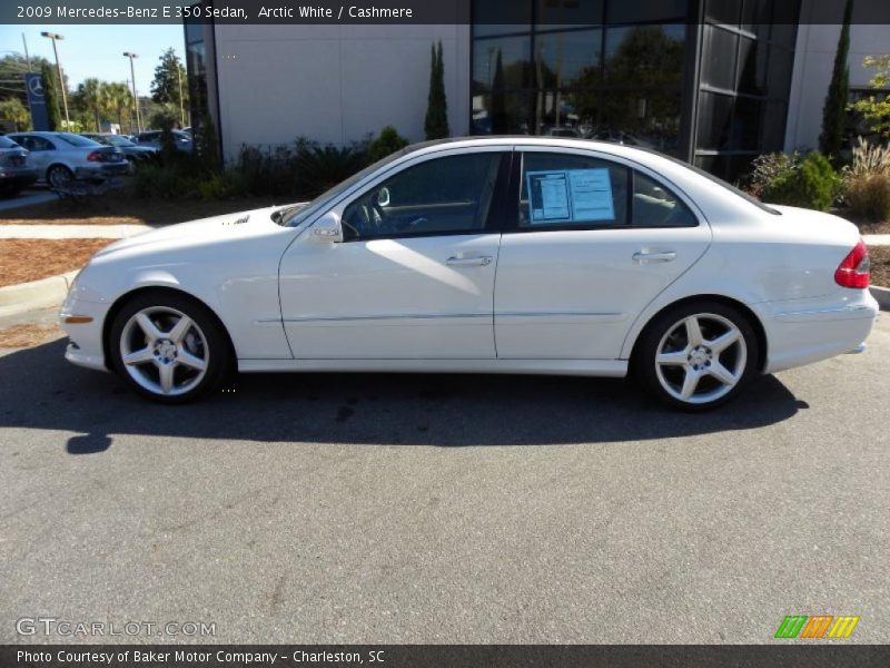 Arctic White / Cashmere 2009 Mercedes-Benz E 350 Sedan