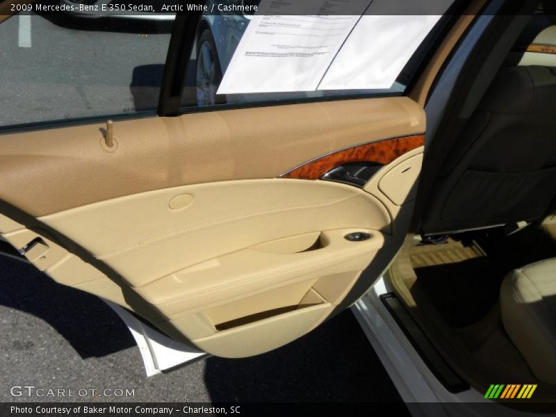 Arctic White / Cashmere 2009 Mercedes-Benz E 350 Sedan