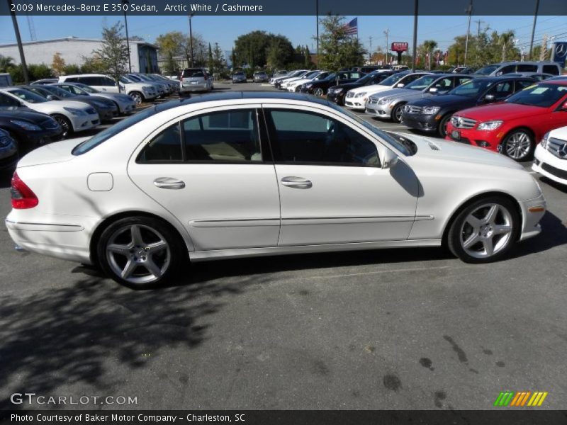 Arctic White / Cashmere 2009 Mercedes-Benz E 350 Sedan