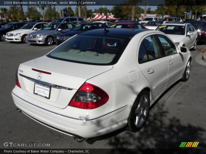 Arctic White / Cashmere 2009 Mercedes-Benz E 350 Sedan