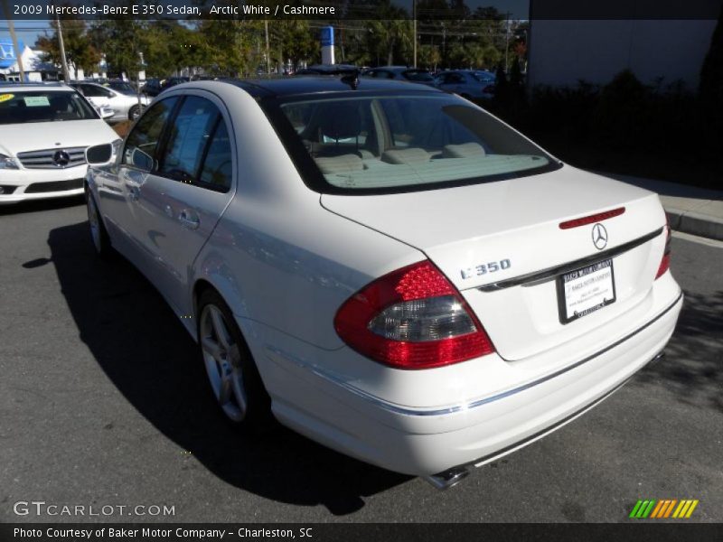 Arctic White / Cashmere 2009 Mercedes-Benz E 350 Sedan