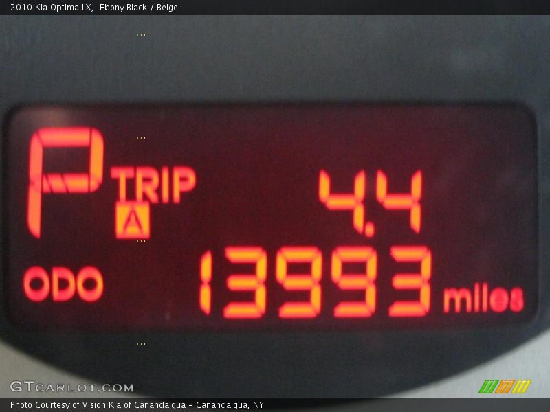 Ebony Black / Beige 2010 Kia Optima LX