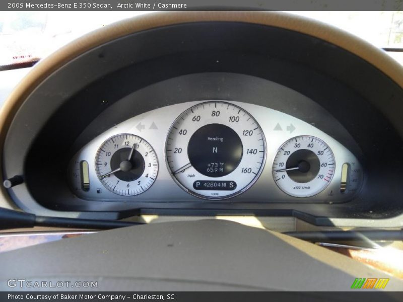 Arctic White / Cashmere 2009 Mercedes-Benz E 350 Sedan