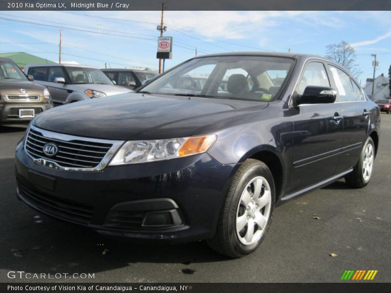Midnight Blue / Gray 2010 Kia Optima LX
