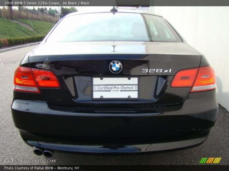 Jet Black / Black 2008 BMW 3 Series 328xi Coupe