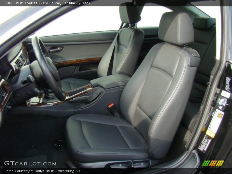  2008 3 Series 328xi Coupe Black Interior
