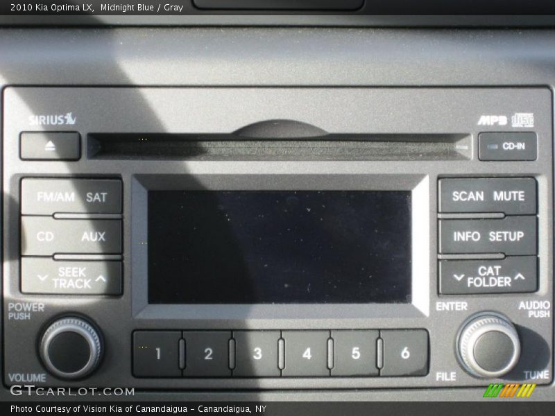 Midnight Blue / Gray 2010 Kia Optima LX