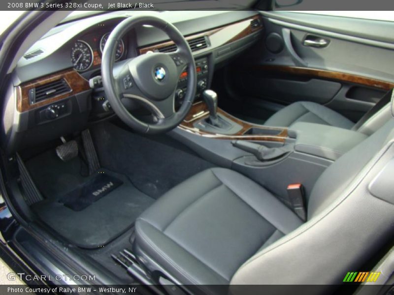  2008 3 Series 328xi Coupe Black Interior