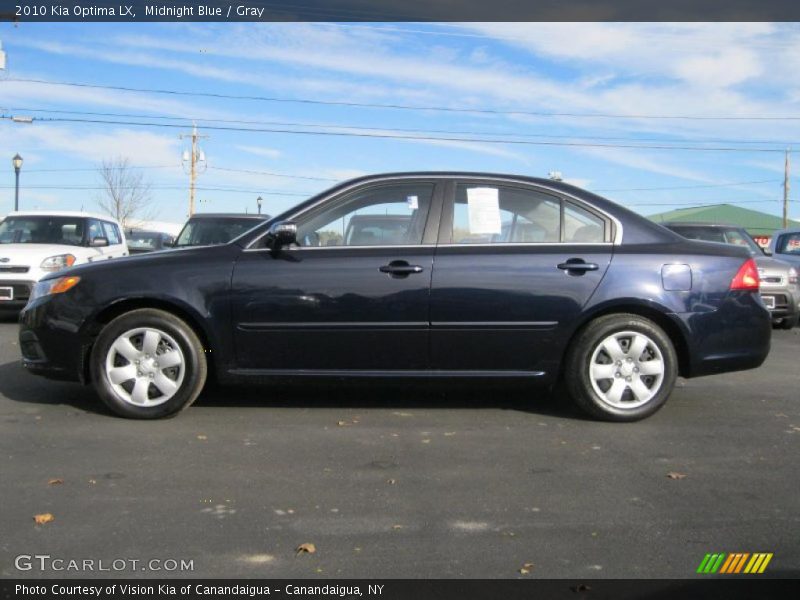 Midnight Blue / Gray 2010 Kia Optima LX