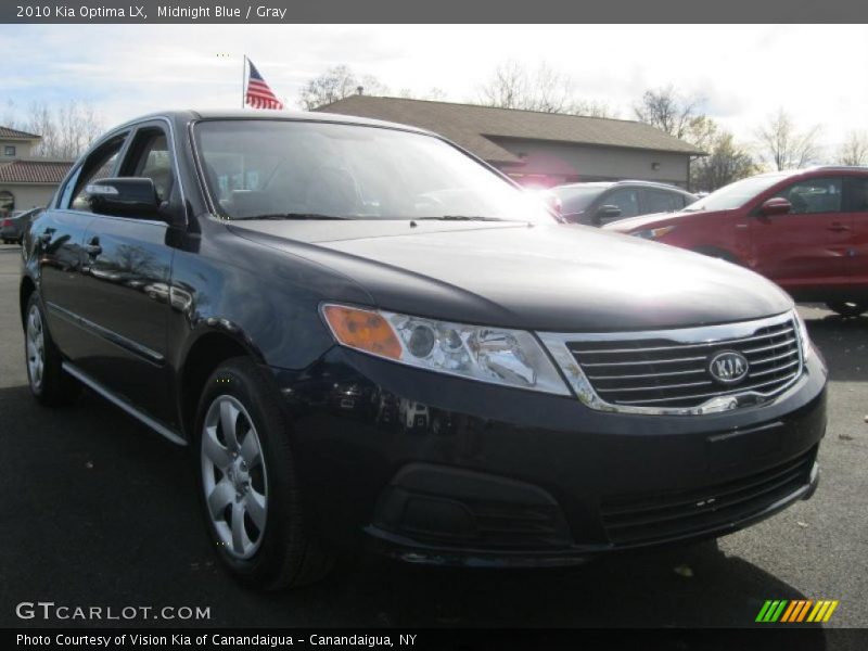 Midnight Blue / Gray 2010 Kia Optima LX