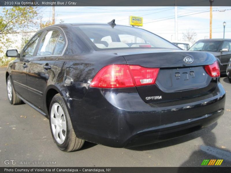 Midnight Blue / Gray 2010 Kia Optima LX
