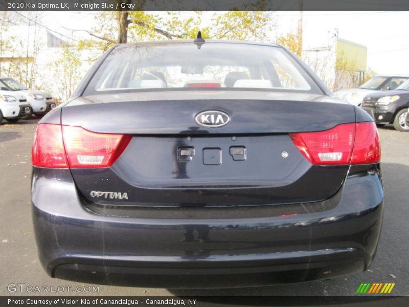 Midnight Blue / Gray 2010 Kia Optima LX