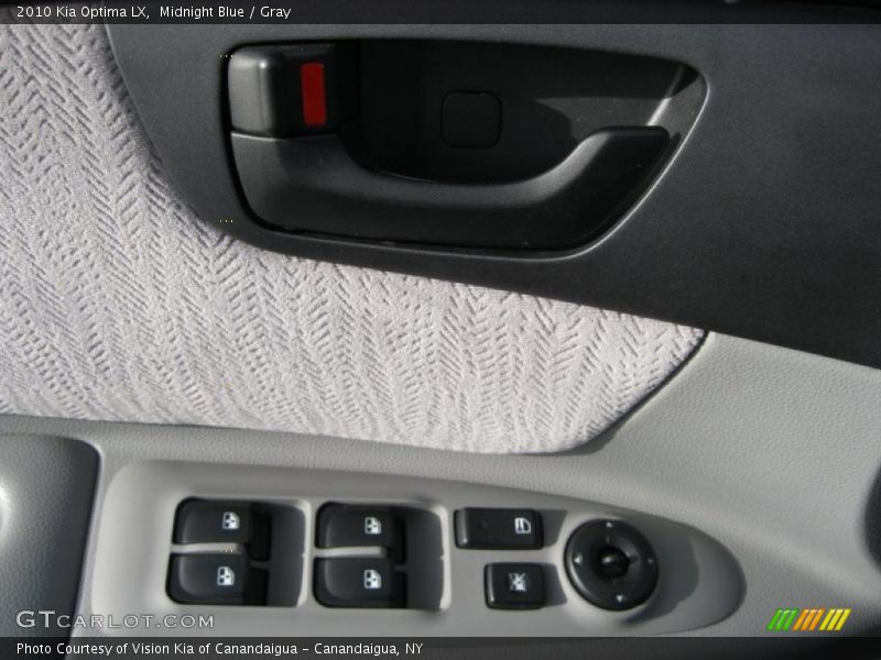 Midnight Blue / Gray 2010 Kia Optima LX