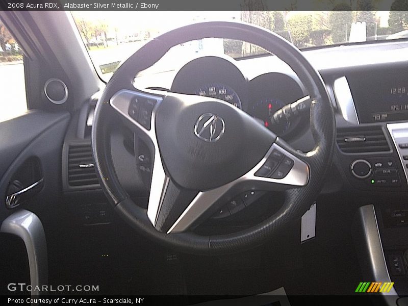 Alabaster Silver Metallic / Ebony 2008 Acura RDX