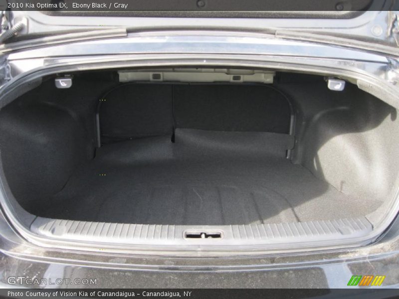 Ebony Black / Gray 2010 Kia Optima LX