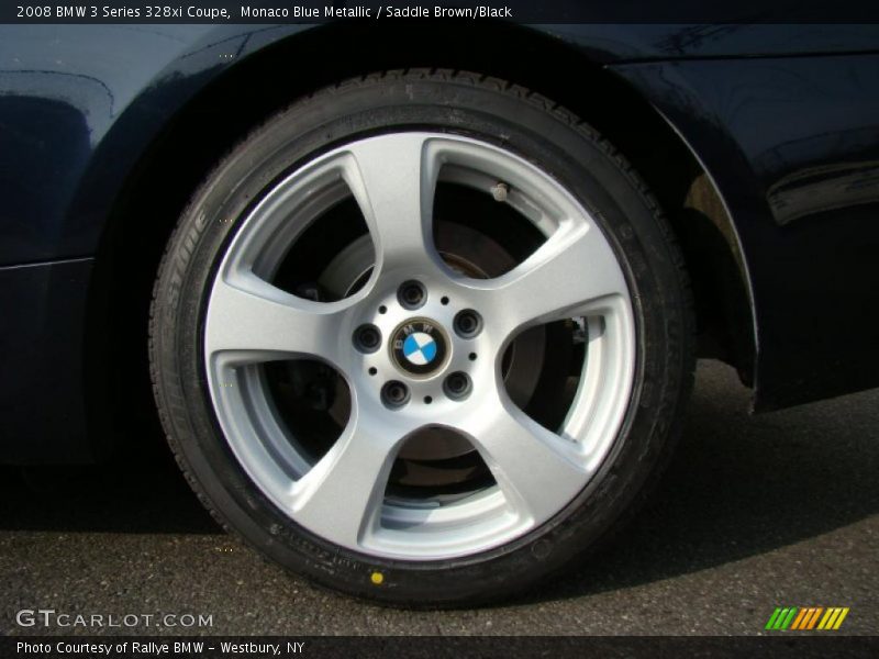 Monaco Blue Metallic / Saddle Brown/Black 2008 BMW 3 Series 328xi Coupe