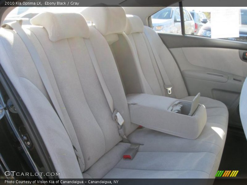 Ebony Black / Gray 2010 Kia Optima LX