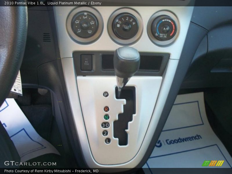  2010 Vibe 1.8L 4 Speed Automatic Shifter